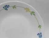 ❤️ 1 Corelle SECRET GARDEN 6.75" BREAD / Appetizer Plate *Tiny Blue Yellow Floral
