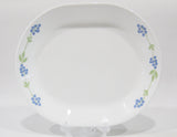 ❤️ Corelle SECRET GARDEN Choose: SERVING PLATTER or 1-Qt BOWL Tiny Blue Floral