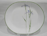 Corelle SHADOW IRIS Choice of: 1-Qt SERVING BOWL or PLATTER *Purple Green Floral