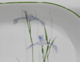 Corelle SHADOW IRIS Choice of: 1-Qt SERVING BOWL or PLATTER *Purple Green Floral