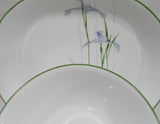 Corelle SHADOW IRIS Choice of: 1-Qt SERVING BOWL or PLATTER *Purple Green Floral