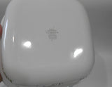 ❤️ 3-pc CORELLE Vitrelle 1.5-Qt Square SHADOW IRIS Bakeware Casserole & Covers