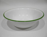 ❤️ HTF Corelle SHADOW IRIS 6.25" Coupe 18-oz SOUP BOWL Cereal Salad Green Rim