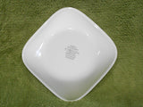 ❤️ CORELLE Square SHADOW IRIS 10-oz DESSERT Sauce BOWL *Purple Floral Pattern Inside
