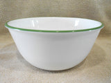 HTF NEW 1 Corelle SHADOW IRIS 28-oz Super SOUP BOWL 6.25"x3" Cereal Salad Green Rim