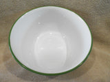 HTF NEW 1 Corelle SHADOW IRIS 28-oz Super SOUP BOWL 6.25"x3" Cereal Salad Green Rim