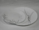 ❤️ Corelle SILVER BIRCH Choose: 11" DINNER or 8.5" LUNCH PLATE / Tree Branches