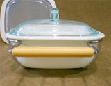❤️ 4-pc Corningware SIMPLYLITE 1.5-Qt SQUARE Casserole Bake Dish, Covers, Cradle