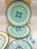 16-pc Corelle Signature SORRENTO DINNERWARE SET Mediterranean Italy Turquoise
