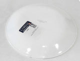 1 CORELLE Signature VIVID SPLASH 8.5" LUNCH PLATE Bold Blue Red Tan Brushstrokes