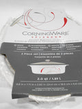 CORELLE Corningware 2-Qt SPLENDOR Oval 13x9 Stoneware Roaster Casserole Dish