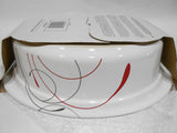CORELLE Corningware 2-Qt SPLENDOR Oval 13x9 Stoneware Roaster Casserole Dish