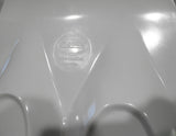 ❤️ CORELLE Coordinate SPLENDOR DOUBLE SPOON REST Melamine Plastic Red Gray Scrolls