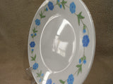 NR Mint* CORELLE Livingware SPRING BLUE 6.75" BREAD PLATE Dessert Retro Floral