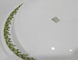 ❤️ 4 Corelle Corning SPRING BLOSSOM GREEN 9.75" Lunch DINNER PLATES Crazy Daisy