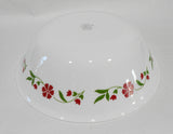 ❤️ HTF Corelle SPRING PINK 1-Qt SERVING BOWL 8.5" Vegetable Salad Pasta / Red Floral