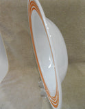 NEW Corelle BRUSHED STROKES 28-oz TANGERINE ORANGE Entree Bowl Pasta Serving