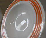 NEW Corelle BRUSHED STROKES 28-oz TANGERINE ORANGE Entree Bowl Pasta Serving
