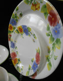 ❤️ NEW 5-pc Corelle SUMMER BLUSH Dinnerware PLACE SETTING Colorful Pansies Pansy