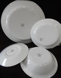 ❤️ NEW 5-pc Corelle SUMMER BLUSH Dinnerware PLACE SETTING Colorful Pansies Pansy