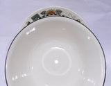 ❤️ Corelle SUNBLOSSOMS 1-Qt SERVING BOWL Vegetable Sandstone 8.5" BLACK RIM