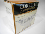 🌿NEW Corelle TEXTURED LEAVES 3-Qt COLANDER Porcelain /Stainless Steel Strainer