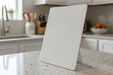 ❤️ Corelle TIMBER SHADOWS 15x12 COUNTER SAVER Tempered Glass Hot Plate Cutting Board