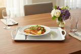 Corelle TIMBER SHADOWS Rectangular MELAMINE Plastic SERVING TRAY 18 x 11.5 x 2