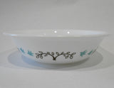 ❤️ Corelle TREE BIRD 10-oz DESSERT BOWL Fruit Sauce Berry NATURE Blue Brown