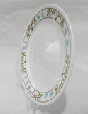 ❤️ Corelle TREE BIRD 8.5" LUNCH PLATE *NATURE Fluttering BLUE BIRDS Green Brown