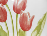 ❤️ Corelle TULIP BOUQUET UPick: Dinner OR Lunch Plate / Spring Green RED Blooms