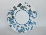❤️ NEW Corelle VERANDA 8.5" LUNCH PLATE Blue Aqua Gray *Seaside Floral