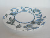 ❤️ NEW Corelle VERANDA 8.5" LUNCH PLATE Blue Aqua Gray *Seaside Floral