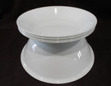 5-pc Corelle WINTER FROST WHITE Snack Set 2-Qt SERVING & 20-oz PASTA Soup BOWLS