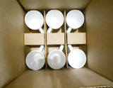 ❤️ NEW 30-pc Corelle WINTER FROST WHITE DINNERWARE SET w/ Mugs & Plastic Covers