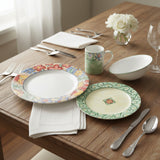 16-pc Corelle WATERCOLORS DINNERWARE SET Dinner Lunch PLATES BOWLS MUGS