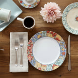 16-pc Corelle WATERCOLORS DINNERWARE SET Dinner Lunch PLATES BOWLS MUGS