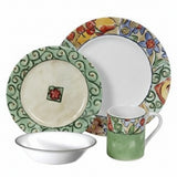 16-pc Corelle WATERCOLORS DINNERWARE SET Dinner Lunch PLATES BOWLS MUGS