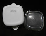 ❤️ NEW 2-pc CORNING Corelle P43 WILDFLOWER Petite Pan & COVER Lid Microwave Dish