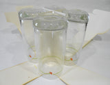 ❤️ NEW 4 Corelle WILDFLOWER 16-oz HIGH BALL 6" TUMBLER GLASSES *Orange Blossom