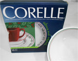 ❤️ NEW 17-pc Corelle WINTER HOLLY Dinnerware Set CHRISTMAS Holidays Red Band