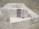 Corelle WISTERIA UPick: DINNER or BEVERAGE NAPKINS 50 ct. 2-ply Purple Pink Floral