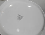 Corelle WISTERIA 12x10 SERVING PLATTER Plate Light Purple Swirled Fluted Rim