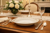 1 Corelle WOODLAND BROWN 15-oz BOWL Flat Rimmed Soup Plate *Floral Leaves