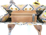 ❤️ WRANGLER Southwestern Print Canvas Bag / Tote Purse Crossbody 10.5" x 8.5"