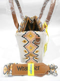 ❤️ WRANGLER Southwestern Print Canvas Bag / Tote Purse Crossbody 10.5" x 8.5"