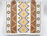 ❤️ WRANGLER Southwestern Print Canvas Bag / Tote Purse Crossbody 10.5" x 8.5"