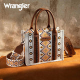 ❤️ WRANGLER Southwestern Print Canvas Bag / Tote Purse Crossbody 10.5" x 8.5"