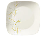 ❤️ 1 Corelle Market Street GILDED WOODS Square LUNCH or DINNER PLATE Silver Gold