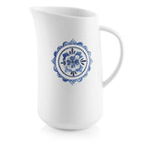 ❤️ Corelle PORTOFINO 2.5-Qt Porcelain BEVERAGE SERVING PITCHER *Italian coast blue tiles